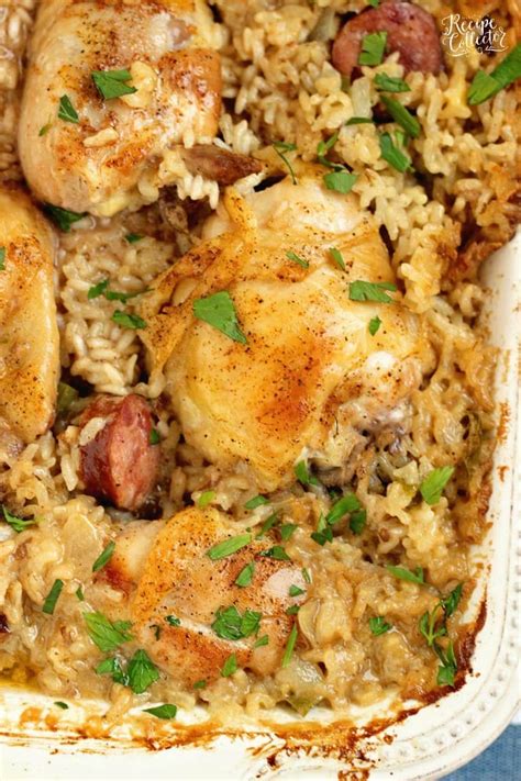 Cajun Baked Chicken and Rice - Diary of A Recipe Collector