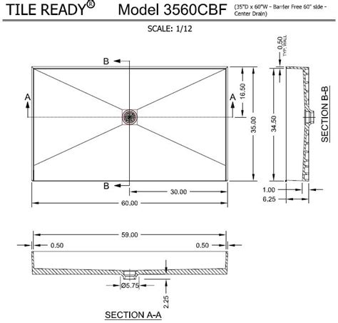 Standard Shower Pan Sizes And Dimensions - Shower Ideas