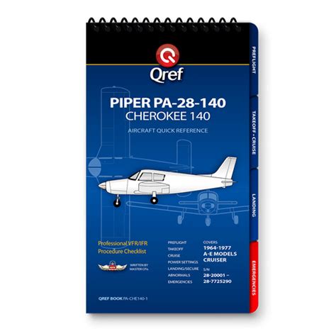 Qref Piper Cherokee 140 Multi-Page Checklist