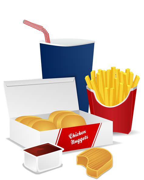 Clipart - Fast Food Menu