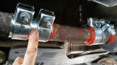 HOW TO FIX THE EXHAUST PIPE WITHOUT WELDING - YouTube