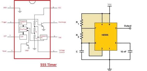 555 Timer Circuit Diagram Tutorial