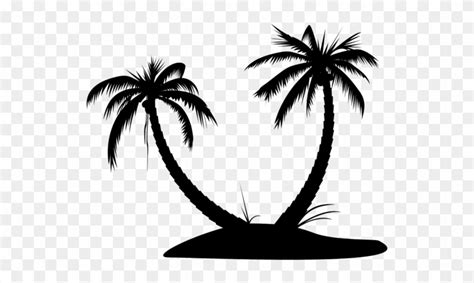 Island Silhouette Clip Art - Png Download (#446873) - PikPng