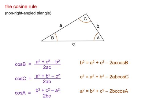 MEDIAN Don Steward mathematics teaching: cosine rule