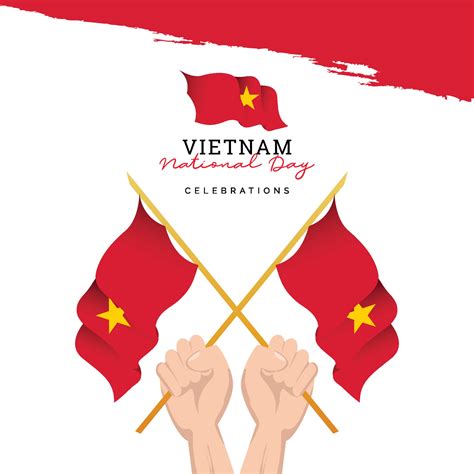 Vietnam flag. Independence day celebrations. Banner template. 3031073 Vector Art at Vecteezy