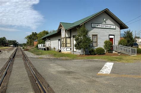 Wrightsville GA Johnson County Wrightsville & Tennille Railroad Depot ...