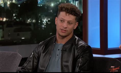 Fan Shows Off Epic Patrick Mahomes Tattoo on 'Jimmy Kimmel Live!'