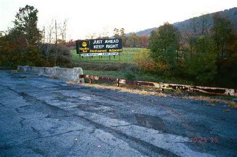 Breezewood in the Fall....The Abandoned PA Turnpike