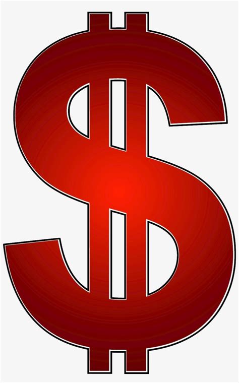 Red Dollar Sign Transparent PNG - 962x1498 - Free Download on NicePNG