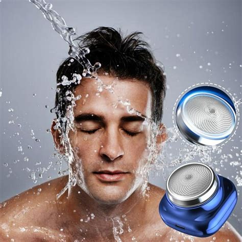 Men’s Mini Electric Shaver With Smart Beard Trimming Water Proofing Design And Portable Wet/Dry ...