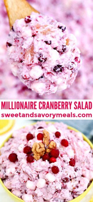 Millionaire Cranberry Salad [Video] - Sweet and Savory Meals