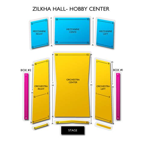 Zilkha Hall - Hobby Center Seating Chart | Vivid Seats