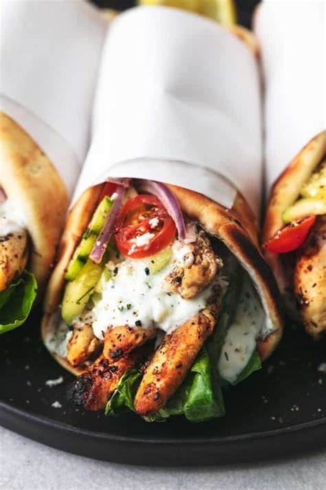 Easy Chicken Gyros - Creme De La Crumb