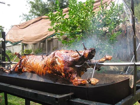 Greek Easter lamb on the spit!