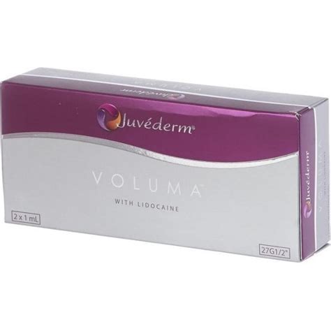 Allergan Juvederm Voluma With Lidocaine 2x1ml (94506JR) - Allergan from ...