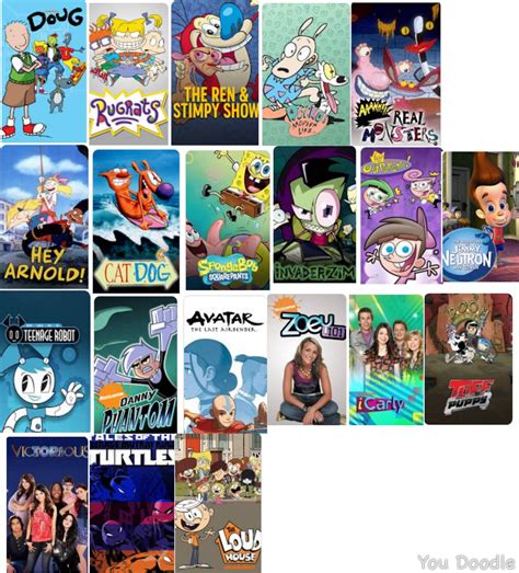 Nickelodeon tv shows (1991-2016) by chikamotokenji on DeviantArt