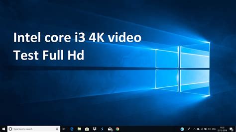 Intel Core i3-7100U | 7th Generation Processor | 4k Video Playback test ...