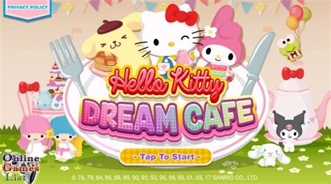 Hello Kitty Dream Cafe - Online Games List