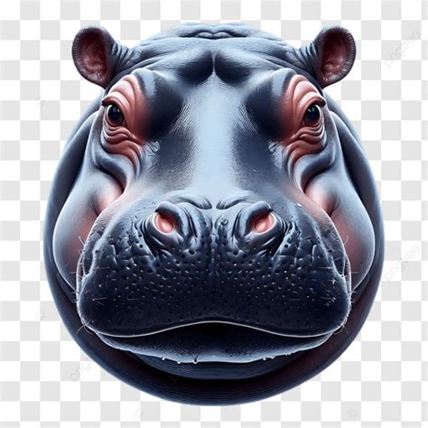 Hippo Face Close Up, Hippo, Realistic Hippo, Animal Close Up PNG Transparent Image and Clipart ...