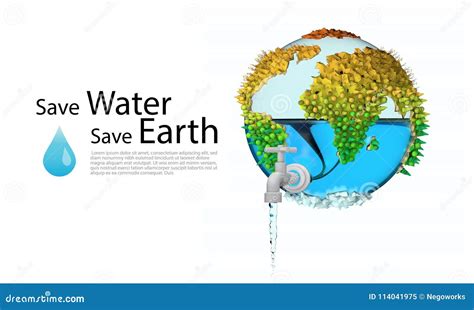 Earth Save Water Poster