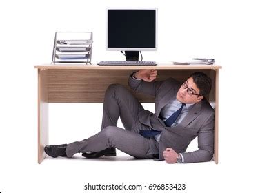 377 Man Hiding Under Desk Images, Stock Photos, and Vectors | Shutterstock