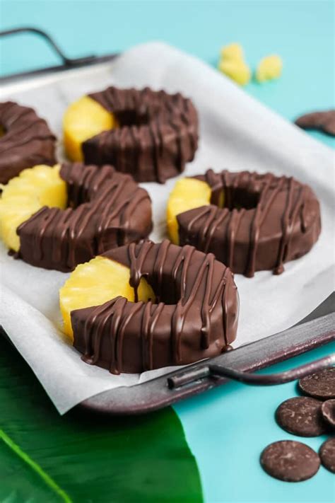 Chocolate Covered Pineapple - Fresh Coast Eats