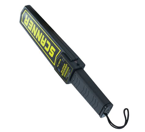 Rechargeable Battery Guard Security Portable Metal Detector Wand ...