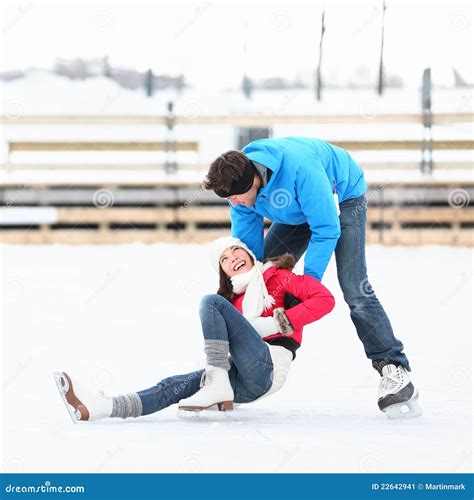 Cute Couples Ice Skating