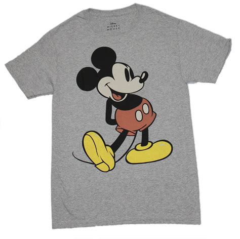 Mickey Mouse Mens T-Shirt - Leg Kicked Classic Image (Small) - Walmart.com