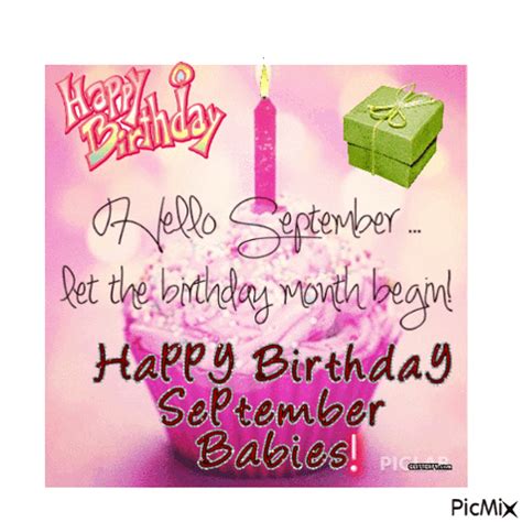 September Babies Happy Birthday September GIF - September Babies Happy birthday September ...