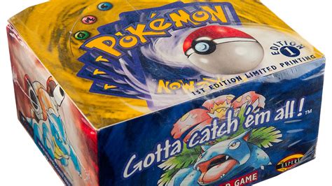 Sealed first-edition Pokémon TCG booster box fetches $384,000 at ...