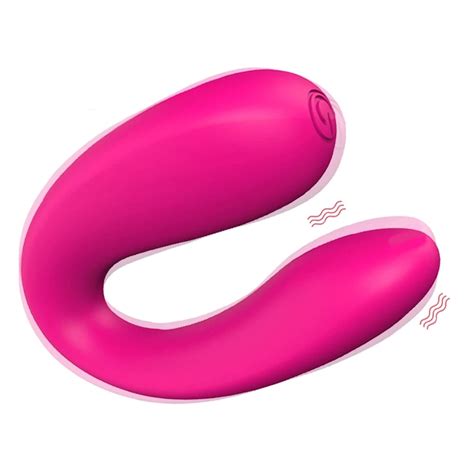 Imimi U Shape Dildo Vibrator G Spot Clitoris Stimulator Couple Vibrator ...