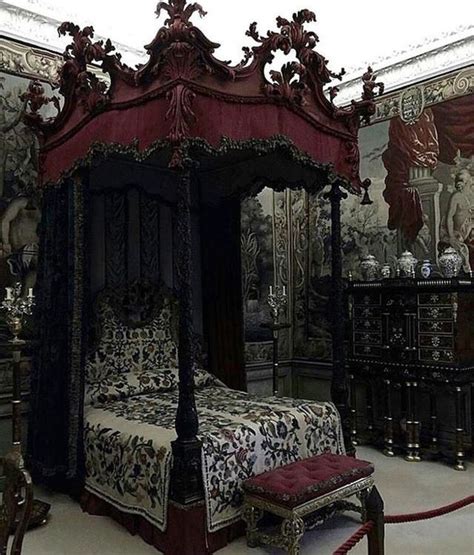 Pin by j on Gothic | Gothic bedroom, Victorian bedroom, Gothic room