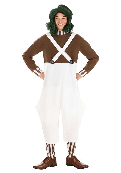 Adult Willy Wonka Oompa Loompa Costume