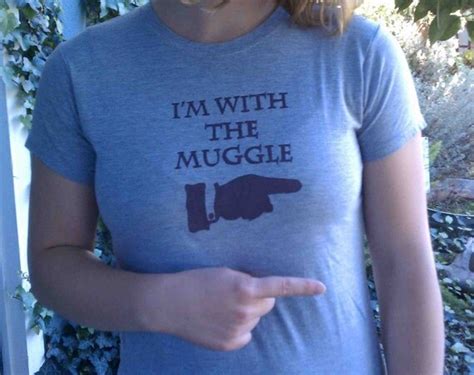 Shirts Shirts Shirts: Funny Shirt: Harry Potter -- I'm With the Muggle