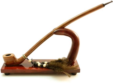 Churchwarden Tobacco Pipe Stand - Extra Long Pipes