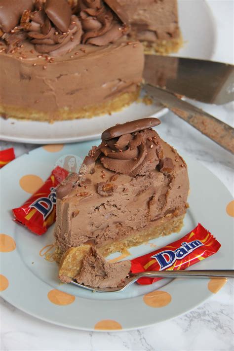 No-Bake Daim Bar Cheesecake! - Jane's Patisserie