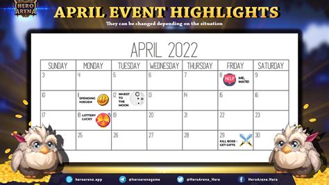 Hero Arena on Twitter: "🔥Our April Events is ready! It's a great time to get excited and check ...