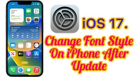 How to Fix Change Font Style on iPhone in iOS 17! - YouTube