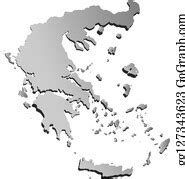 180 Map Of Greece Template Vector Illustration Clip Art | Royalty Free - GoGraph