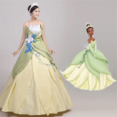 The Princess and the Frog Gown Princess Tiana Evening Dress Fantasy ...