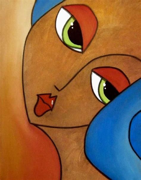 Sensitive | Cubist art, Abstract art painting, Modern art abstract