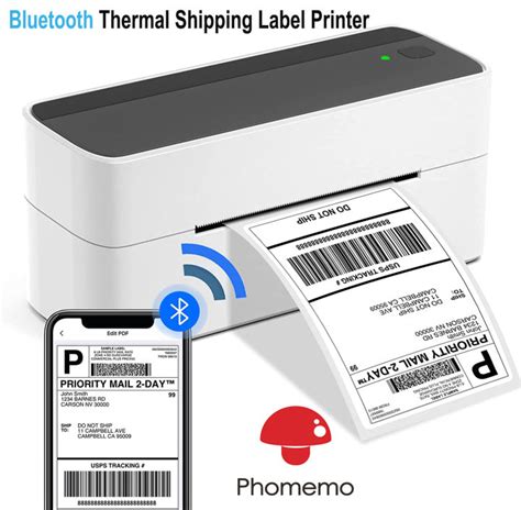 New Arrival Bluetooth Thermal Label Printer 4X6 -Phomemo PM-241-BT Wireless Shipping Label ...