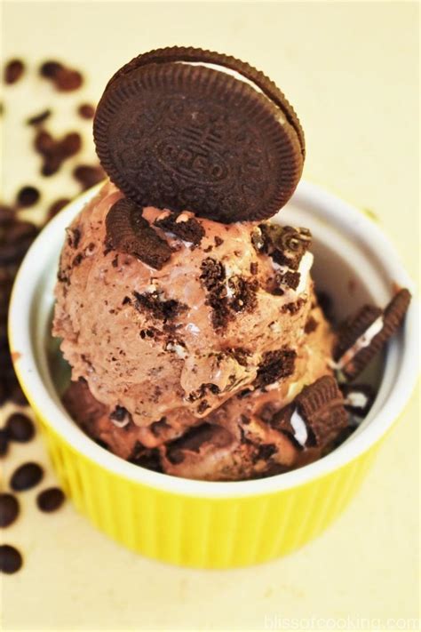 Coffee Oreo Ice Cream - Bliss of Cooking