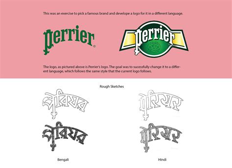 Perrier Branding Project on Behance