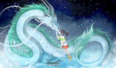 Spirited Away Haku Dragon Form Wallpaper