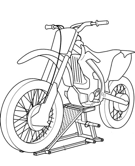 Good quality motorbike coloring page - Topcoloringpages.net