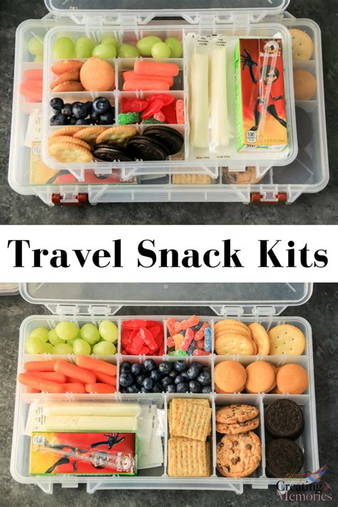 [AD] Make traveling easier! Try these easy DIY road trip snack box kit ...