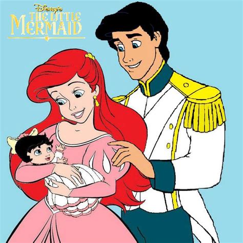 Image - Ariel eric and baby melody.jpg - The Little Mermaid