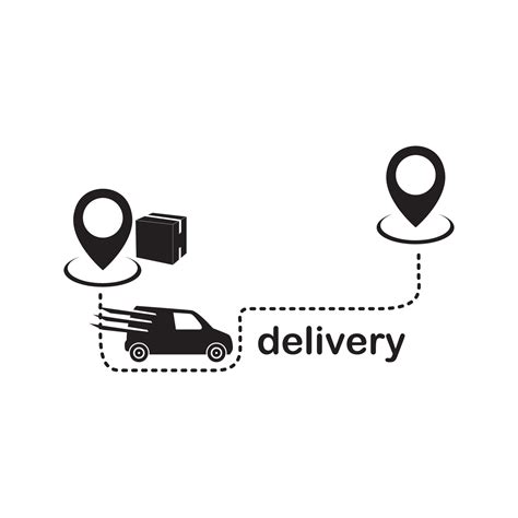 delivery icon symbol vector art, Logistics and distribution icon, Express Delivery and more, For ...